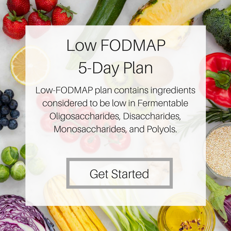 Low Fodmap Meal Plan