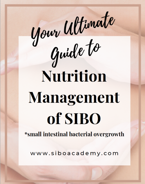 Nutrition Management of SIBO