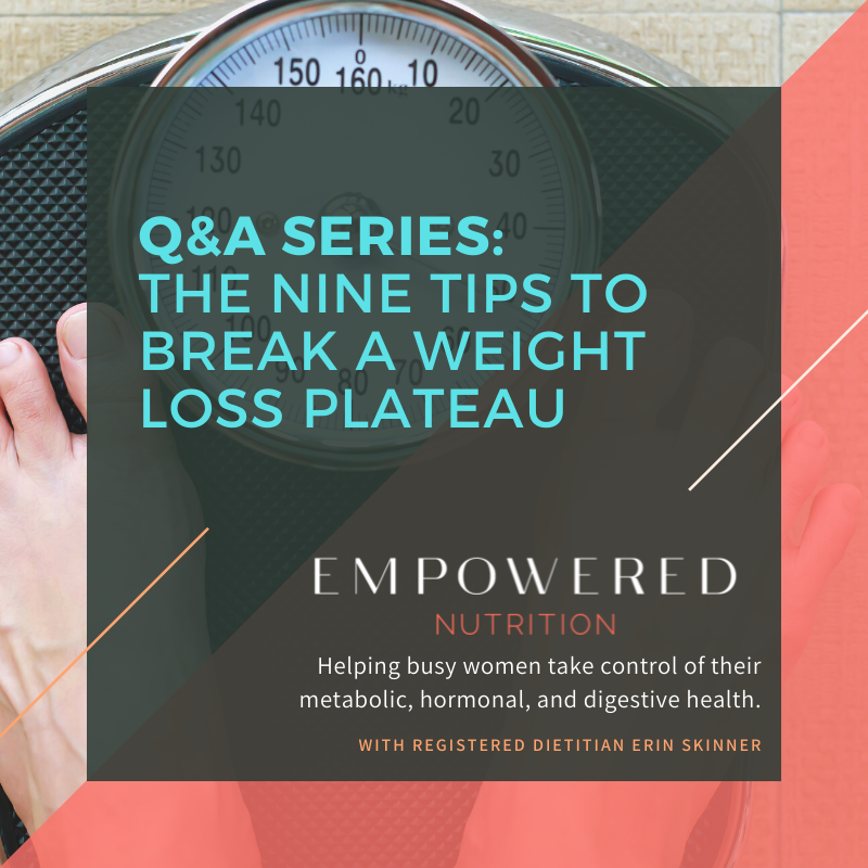 Q&A Series: Nine Tips to Break a Weight Loss Plateau